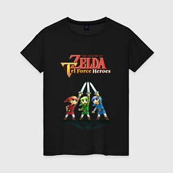 Женская футболка Zelda: Tri Force Heroes