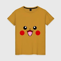 Женская футболка Happy Pikachu