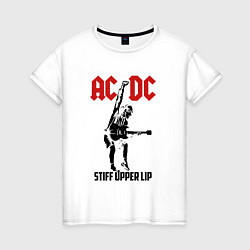 Женская футболка AC/DC: Stiff Upper Lip