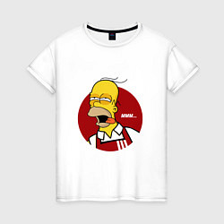 Женская футболка KFC Homer