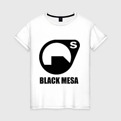 Женская футболка HL: Black mesa