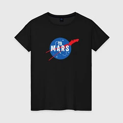 Женская футболка Elon Musk: To Mars