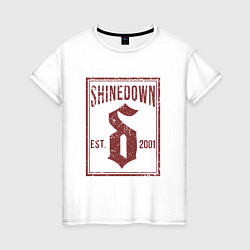 Женская футболка Shinedown est 2001