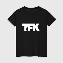 Женская футболка TFK: White Logo