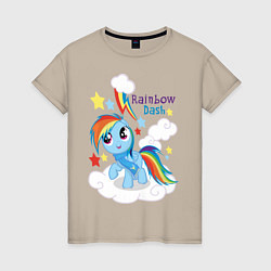 Женская футболка Rainbow Dash