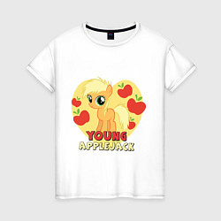 Женская футболка Young Applejack: in my heart