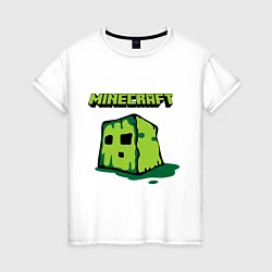 Женская футболка Minecraft Creeper