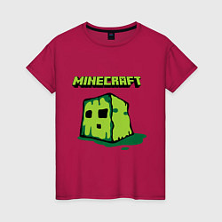 Женская футболка Minecraft Creeper