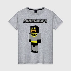 Женская футболка Minecraft Batman
