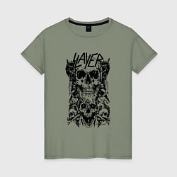 Женская футболка Slayer Skulls