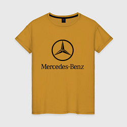 Женская футболка Logo Mercedes-Benz