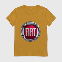 Женская футболка FIAT logo