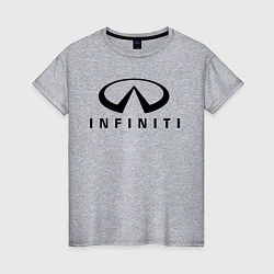 Женская футболка Infiniti logo