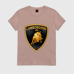 Женская футболка Lamborghini logo