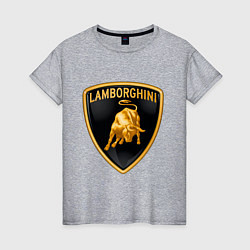 Женская футболка Lamborghini logo