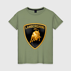 Женская футболка Lamborghini logo