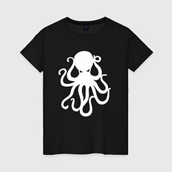 Женская футболка Кракен-осьминог