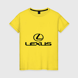 Женская футболка Lexus logo