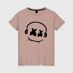 Женская футболка Marshmello Music