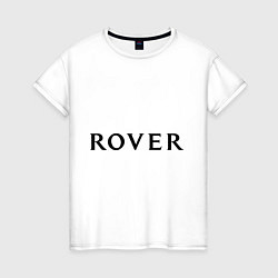Футболка хлопковая женская Rover, цвет: белый