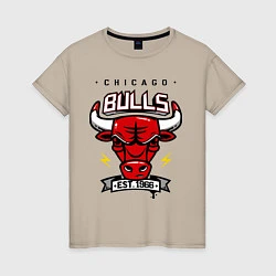 Женская футболка Chicago Bulls est. 1966