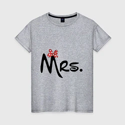 Женская футболка Mrs. Bow