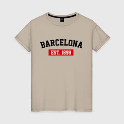 Женская футболка FC Barcelona Est. 1899