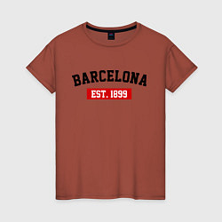 Женская футболка FC Barcelona Est. 1899