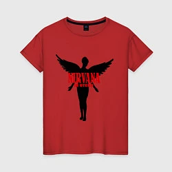 Футболка хлопковая женская Nirvana: In Utero, цвет: красный