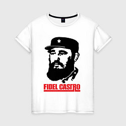 Женская футболка Fidel Castro