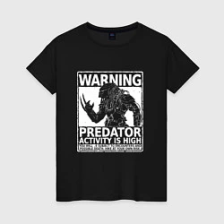 Женская футболка Predator Activity is High