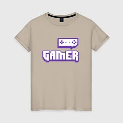 Женская футболка Twitch Gamer