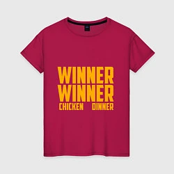 Женская футболка PUBG: Chiken Dinner