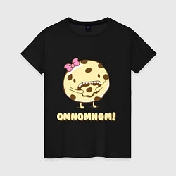 Женская футболка Cake: Omnomnom!