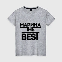 Женская футболка Марина the best