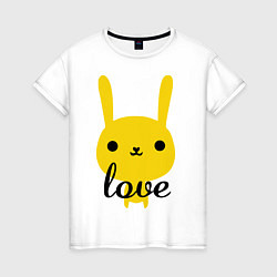 Женская футболка Rabbit Love