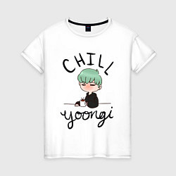 Женская футболка Chill Yoongi