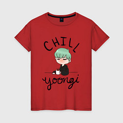 Женская футболка Chill Yoongi