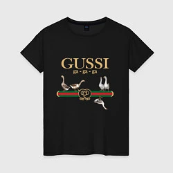 Женская футболка GUSSI Village Version
