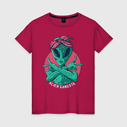 Женская футболка Alien Gangster