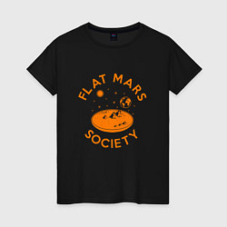 Женская футболка Flat Mars Society