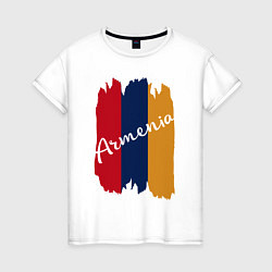 Женская футболка Armenia in my heart