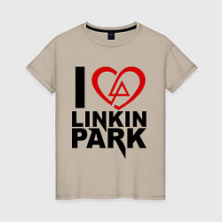 Женская футболка I love Linkin Park