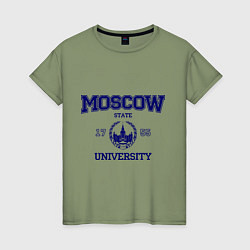 Женская футболка MGU Moscow University