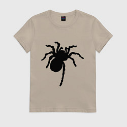 Женская футболка Черный паук