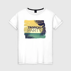Женская футболка Тропическое лето