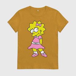 Женская футболка Лиза милашка