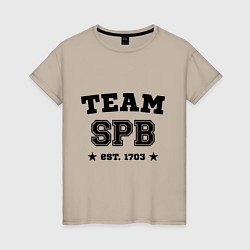 Женская футболка Team SPB est. 1703