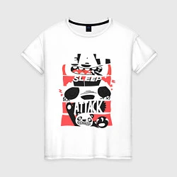 Женская футболка Жизнь панды