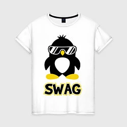 Женская футболка SWAG Penguin